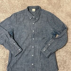 Baldwin denim indigo chambray style button down